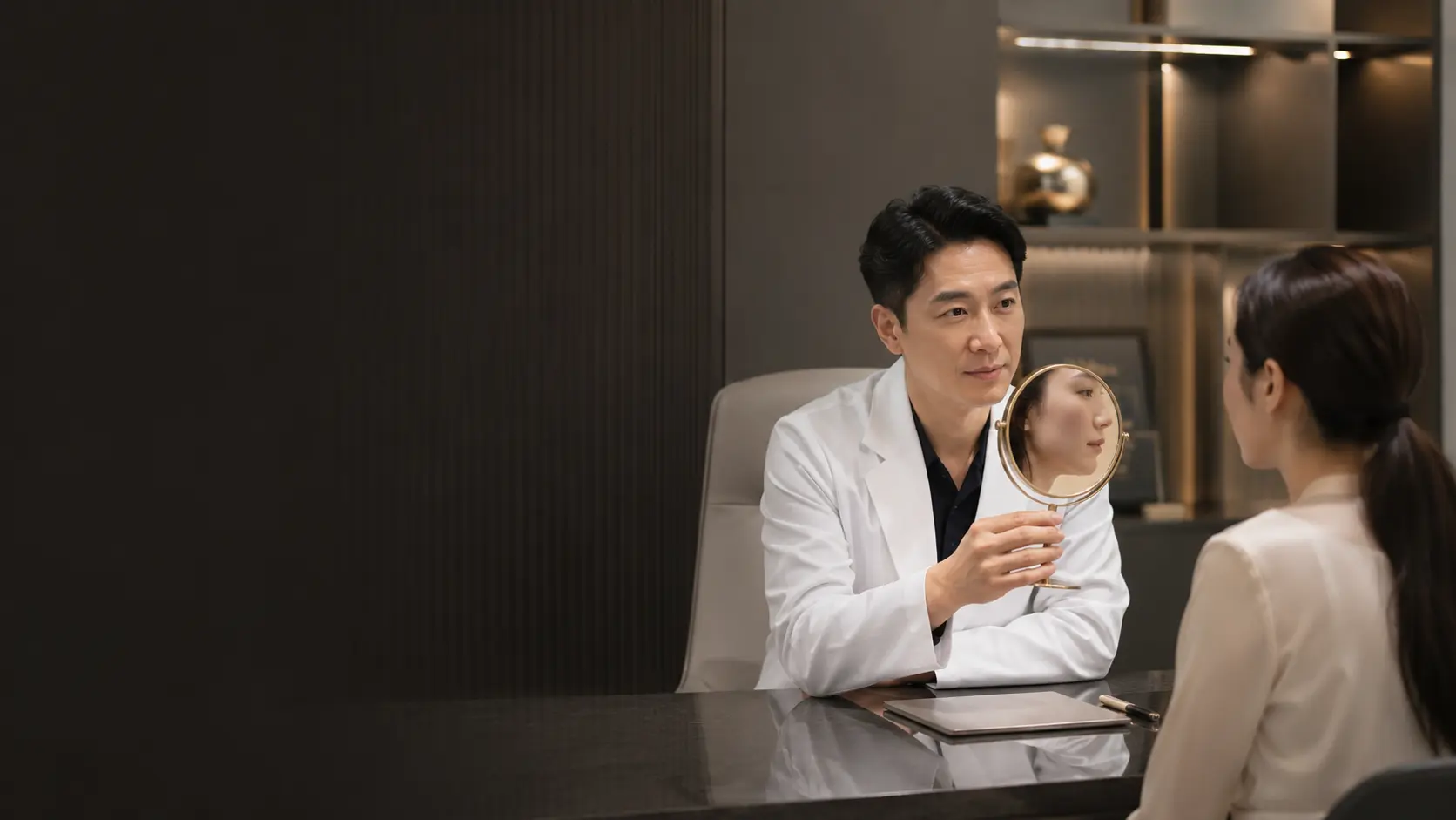 성형외과 상담과 진료 장면